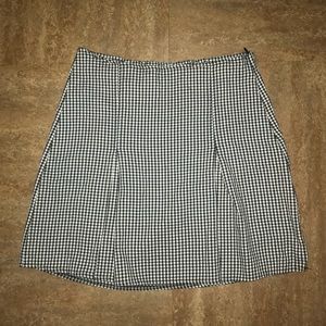 Brandy Melville plaid pleated skirt